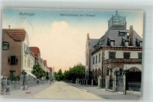 71332 W7050 Waiblingen , Rems 1913 - Bahnhofstrasse Postamt