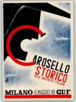 Milano Carosello Storico 6 Maggio XII G.U.F. 1934 Futurismus BOAKC