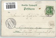 36399 W6494 Salz , Kr Lauterbach, Hess 1904 BOAKC Gasthaus N. Ortwein Lithographie