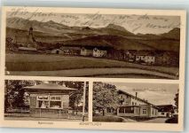 83666 W8176 Schaftlach 1923 - BahnpostLenggries Zug 1289 29.4.28 Bahnkiosk Bahnhof-Gasthaus