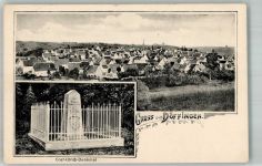 71120 W7043 Döffingen 1925 - Graf Ulrich-Denkmal