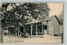 19370 O2850 Parchim 1911 - Gasthaus Schützenhalle Aussenbewirtung
