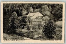 79837 W7821 Menzenschwand Künstlerkarte Gasthaus zum Waldeck Federzeichnung Gg. Schmidt