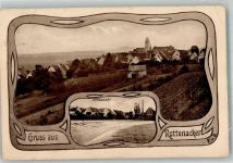 89616 W7935 Rottenacker - Donauwehr sign. F. v. B.