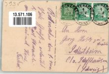 89616 W7935 Rottenacker - Donauwehr sign. F. v. B.