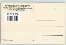 Kriegshilfsbüro offizielle Postkarte Soldaten Angriff Rotes Kreuz