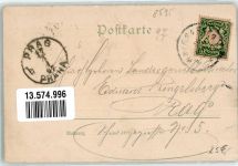 95652 W8595 Waldsassen 1907 Lithographie Kirche Pfarrhaus Primeln