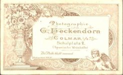 68000 Colmar Kolmar CDV Photograph G. Heckendorn