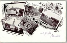 85244 W8061 Mariabrunn 1900 - Adelskorrespondenz Kapelle Gasthaus Am Blockhaus Brunnen Fürstenhaus