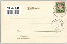 83607 W8150 Holzkirchen , Oberbay 1898 Lithographie Bahnhofstrasse Bahnhof Gasthaus Oberbräu Taubenberg