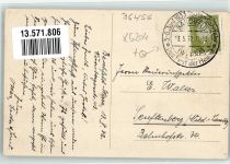 36456 O6204 Barchfeld , Werra - Liebensteinerstraße Sonderstempel Tausendjahrfeier mit Uhrzeit
