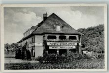 Bad Altheide Polanica Zdroj 1942 Foto AK Hotel Pension Zimpel Feldpost WK II