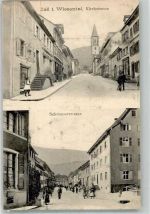 79669 W7863 Zell im Wiesental Gebrauchsspuren Kirchstraße Schönauerstraße