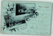 21465 W2057 Reinbek 1898 - Gasthaus Harmonie Garten Fahrradfahrer