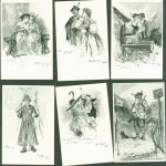 Lot mit 6 AK Serie signiert Otto Berner Künstlerkarten Trachten Bayern Kleinposten bis 20