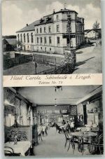 08304 O9413 Schönheide , Erzgeb - Hotel Carola Gastraum