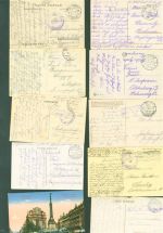 Lot mit 20 AK Besetzung Belgien WK I Feldpoststempel Feldpoststempel WK I Kleinposten bis 20