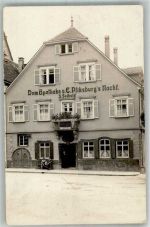 W7407 Rottenburg am Neckar Dom-Apotheke Foto AK Apotheke 1925 Gebrauchsspuren