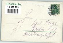 15738 O1615 Zeuthen 1912 Lithographie Hankels-Ablage Gasthaus Seglerschloss Zeuthener See
