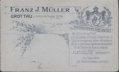 Hradek nad Nisou Grottau CDV Photograph Franz J. Müller