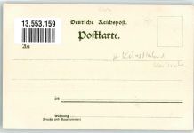 W6380 Bad Homburg v d Höhe Die Saalburg Künstlerkarte Nr. 4 Serie I Jugendstil Karlsruher Künstlerbund 1899 Künstlerkarte