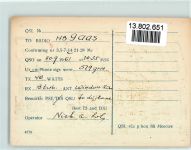 QSL via box 88 Moskau to Radio HB 9aas 1961 Qsl-Karte KEINE AK
