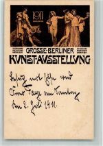 W1000 Berlin Mitte Kunstausstellung Kunstgeschichte Berlin 1911 BOAKC