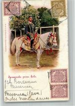 Jakarta Batavia 1906 BOAKC Prinz Solo Java Lithographie Briefmarke Bildseite