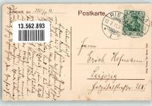 01587 O8401 Leutewitz b Riesa 1911 Foto AK Schulhaus