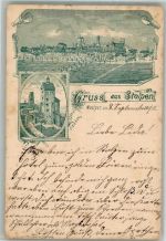 O8350 Stolpen Bahnpost Pirna Vorläufer 1891 BOAKC