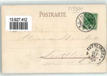 Gruss aus dem Schwarzwald versch. Trachten Trachten Schwarzwald 1898 Lithographie