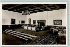 W8240 Berchtesgaden Berghof Wachenfeld Große Halle Foto Hoffmann Nr 883 Obersalzberg