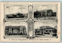 39291 O3271 Altengrabow 1916 - WK I Kantine 4 Soldatenheim Mannschaftsbaracke Offizier-Casino