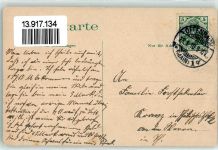 63065 W6050 Offenbach am Main 1910 Gebrauchsspuren Lithographie Schloss