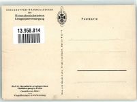 sign. Ahlers Kavallerie erzwingt einen Flußübergang in Polen Kriegsopfer-Wandkalender der Nationalsozialistischen Kriegsopferversorgung Kavallerie WK II Künstlerkarte