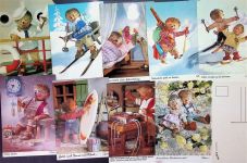 Lot mit 22 AK Mecki Posten 21 bis 100 AK