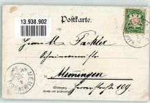 87600 W8950 Kaufbeuren 1900 Lithographie