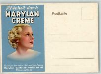 W1000 Berlin Mitte Marylan Creme AK Werbung Kosmetik Gebrauchsspuren