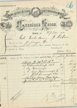 39261 O3400 Zerbst Briefkopf Rechnung von 1910 Gebrüder Knorr Seifen- und Stearinkerzenfabrik
