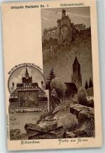 72805 W7414 Honau , Württ - Lichtenstein-Spiel Bühnenhaus