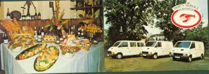 27726 W2862 Worpswede KEINE AK Partyservice Otten Klappkarte