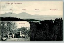 Dubá Dauba 1909 Foto AK Forsthaus VI. Daubaer Schweiz