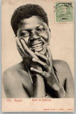Luanda 1909 Foto AK Frau