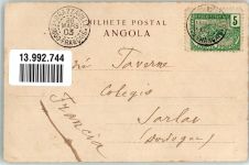 Mossamedes Mondombes Kongo Afrikan. Volkstyp 1903 Gebrauchsspuren
