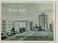 O1020 Friedrichshain Moderne und Neoklassizismus Aufbauprogramm Berlin 1952 Modell Weberwiese Architektur