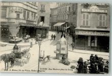 12000 Rodez 1914 - Rue Marie et place du Bourg Geschäft Vetements Confection Gesc G. Fabre