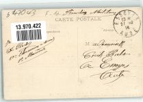 12000 Rodez 1914 - Rue Marie et place du Bourg Geschäft Vetements Confection Gesc G. Fabre