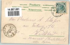 39043 Klausen Chiusa 1902 Lithographie sign. Strützel Kloster Saeben