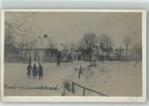 Kowel Foto AK Winter am Landwehrkanal Ort handschriftlich