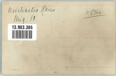87452 W8966 Altusried Privatfoto AK Michaelis Haus Steig Ort handschriftlich Nähe Altusried